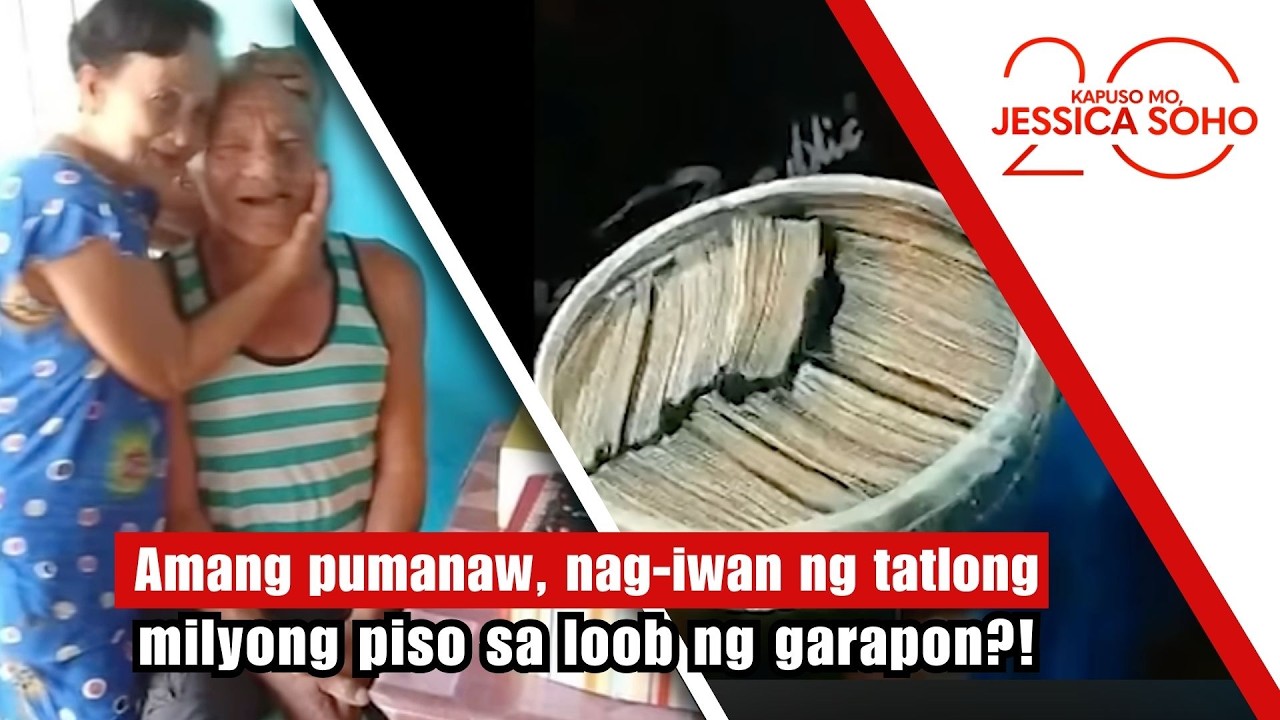 Amang pumanaw, nag-iwan ng tatlong milyong piso sa loob ng garapon?! | Kapuso Mo, Jessica Soho