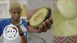 How To Make Easy Avocado Dressing With Chef Roble | #GimmeFive | Refinery29