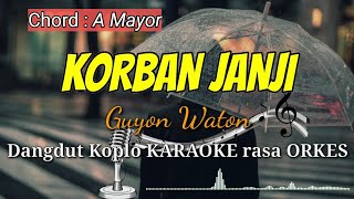 KORBAN JANJI - Guyon Waton Versi Dangdut Koplo KARAOKE rasa ORKES Yamaha PSR S970