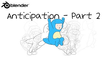 Twelve Principles of Animation - Anticipation (Part 2) #blender #animation #tutorial