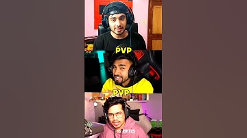 Techno Gamerz VS YesSmartyPie VS GamerFleet  🔥 || #shorts #minecraft #technogamerz #yessmartypie