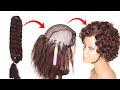 DIY Short Curly Crochet Wig Using Expression Braid Extension - No Closure Wig