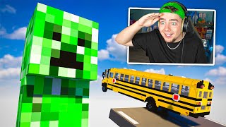 Creeper vs 100 Voitures !