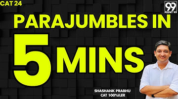 CAT Parajumble in 5 mins | Shashank Prabhu