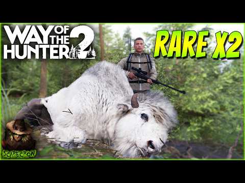 Hunting Our First 2 Rares! Double Leucistic Wood Bison! Way of the