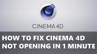 FIXING CINEMA 4D NOT OPENING opencl download fix in the comments 2018 (Might not work with R20+)