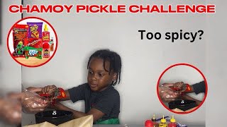 CHAMOY PICKLE CHALLENGE 🌶️ WILL IT BE TOO SPICY WATCH TO THE END TO FIND OUT 😮‍💨