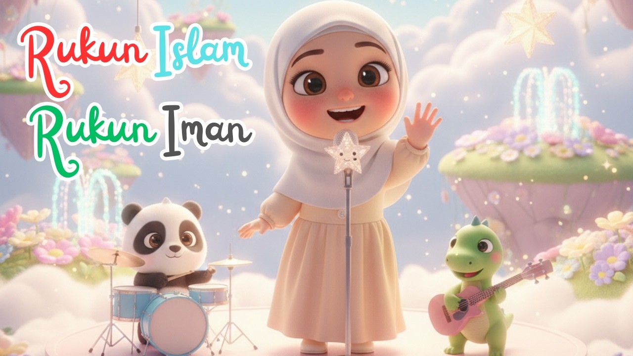 2 Lagu Islami Populer - 5 Rukun Islam dan 6 Rukun Iman - YouTube
