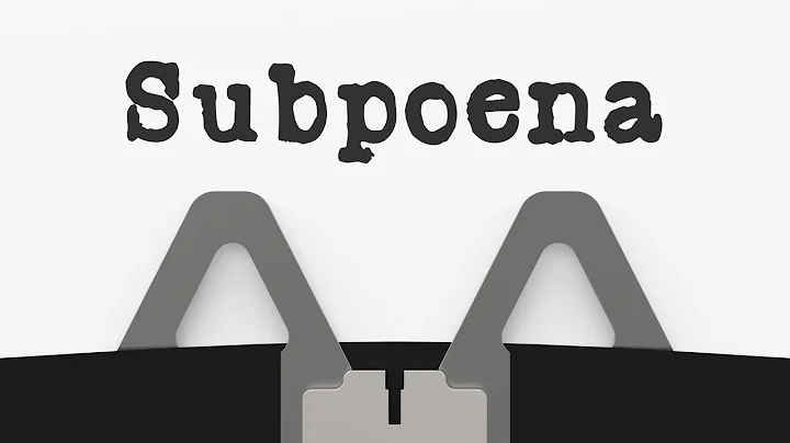 WHAT IS A SUBPOENA?