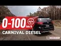 2020 Kia Carnival diesel 0-100km/h & engine sound