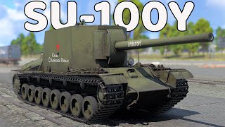 SU-100Y Soviet Tank Destroyer Gameplay | War Thunder