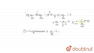 Obtain the differential equation by eliminating arbitrary constants. | Class 12 Maths | Doubtnut