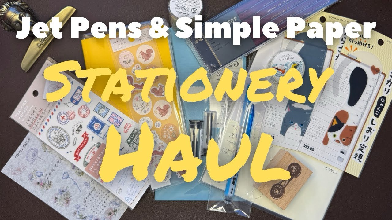 Stationery Haul from Jet Pens & Simple Paper #stationery # ...