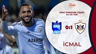 Zirə 0:1 Qarabağ | Misli Premyer Liqası, 34-cü tur | İCMAL