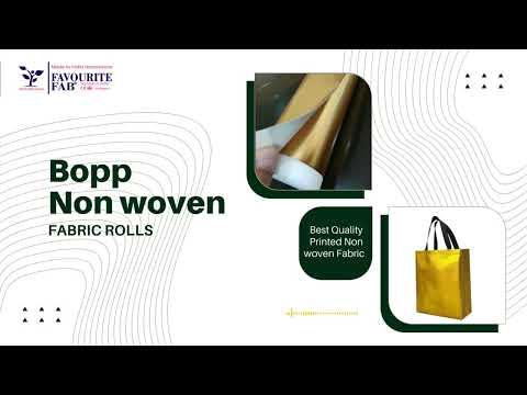 Discover the Power of B.o.p.p Laminated Non-Woven Fabric