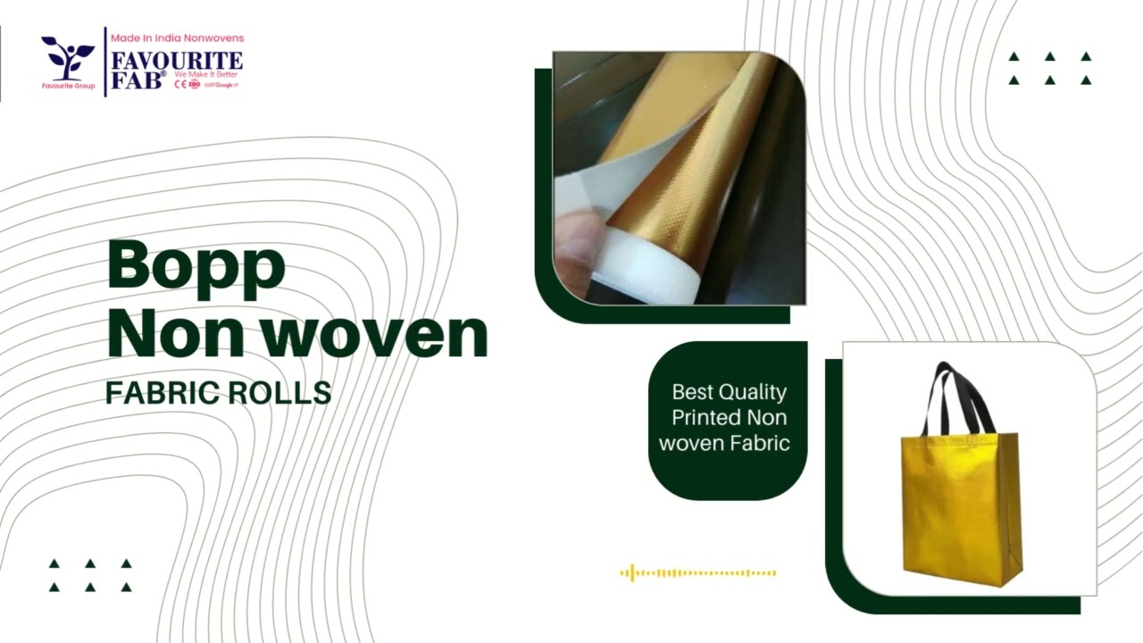 Top Quality BOPP Laminated Non Woven Fabric Rolls » Know More