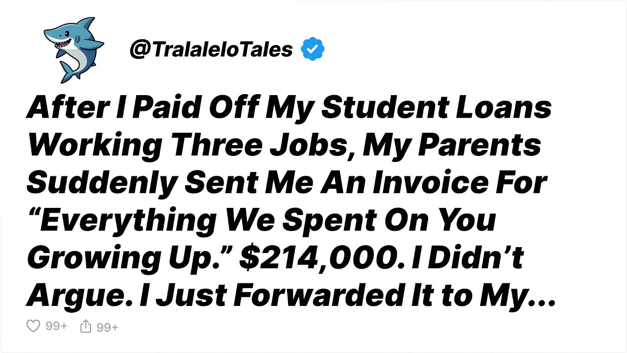 My Parents Sent Me a $214K Invoice for My Childhood—So I Forwarded It to My Lawyer - Reddit Stories