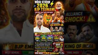 “MODI STORM 2026 ⚡🚩Desh bhar mein BJP ka TSUNAMI! Saffron Wave!#shorts  #ModiStorm2026#BJPTsunami