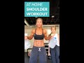 At Home Shoulder Workout