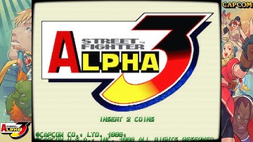 Street Fighter Alpha 3 -  Arcade (Intro / Attract Mode)