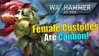 Female Custodes are Officially Confirmed! 40K Lore by Hypospace 1,869 views 1 month ago 3 minutes, 20 seconds