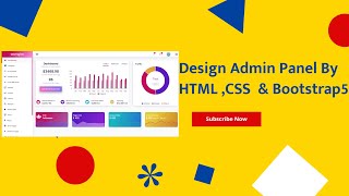 02.How to make admin panel by html css & bootstrap5 | Admin Dashboard Setup