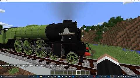 Minecraft 1.12.2 Modded - Immersive Railroading & more.
