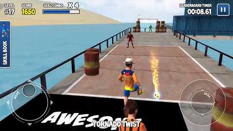 Watch how I scored 4 179 points on my Level 17 Skill Run! #skilltwinsfootballgame @SkillTwins