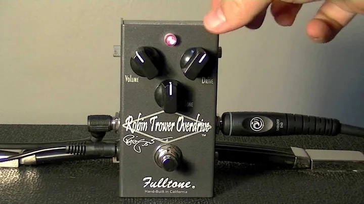 Fulltone Robin Trower Overdrive Pedal Demo and Rev...