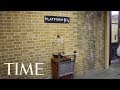 fans celebrate the official 19 years later date from harry potter at kings cross station time