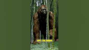 Meet Gigantopithecus: The Largest Ape to Ever Exist #gorilla #animals #nature #history #viralvideo
