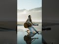 Clarissa Acoustic's Calming Fingerstyle Echoes on a Sunset Beach, Warm Acoustic Guitar Journey