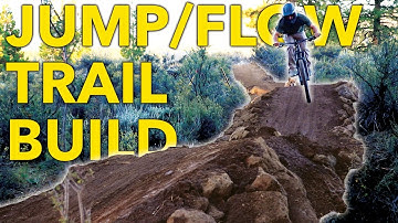 Building a JUMP/FLOW Trail in their BACKYARD! | MTB Trail Building in California