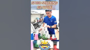 Fast Speed Stacking: G5 Cycle in 6.088 Seconds! #cupstacking #fast #shorts