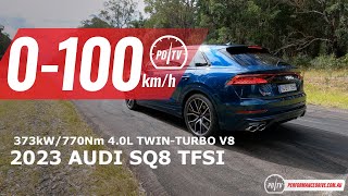 2023 Audi SQ8 TFSI 0-100km/h &amp; engine sound