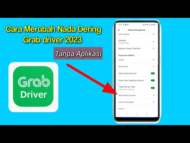 How to Change Grab Driver 2023 Ringtone class=