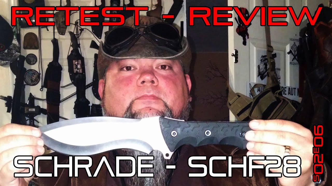 Schrade SCHF28 [RETESTING] ~ [AJ S02 E06]