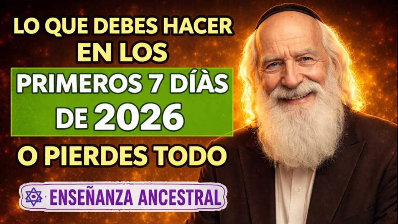 RABINO MILLONARIO Lo Que Debes HACER en Los Primeros 7 Días De 2026 O Pierdes TODO  Cábala