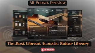 NI ACOUSTIC SUNBURST PRESETS PREVIEW 2025  | KONTAKT VST GUITAR LIBRARY | SK.MUSTAQUIM