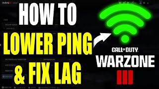 How to LOWER PING & FIX LAG in COD Warzone 3 on PS5 (Best Method)