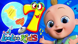 🌐 Educational Fun: Seven Continents + My Family | LooLoo Kids Songs