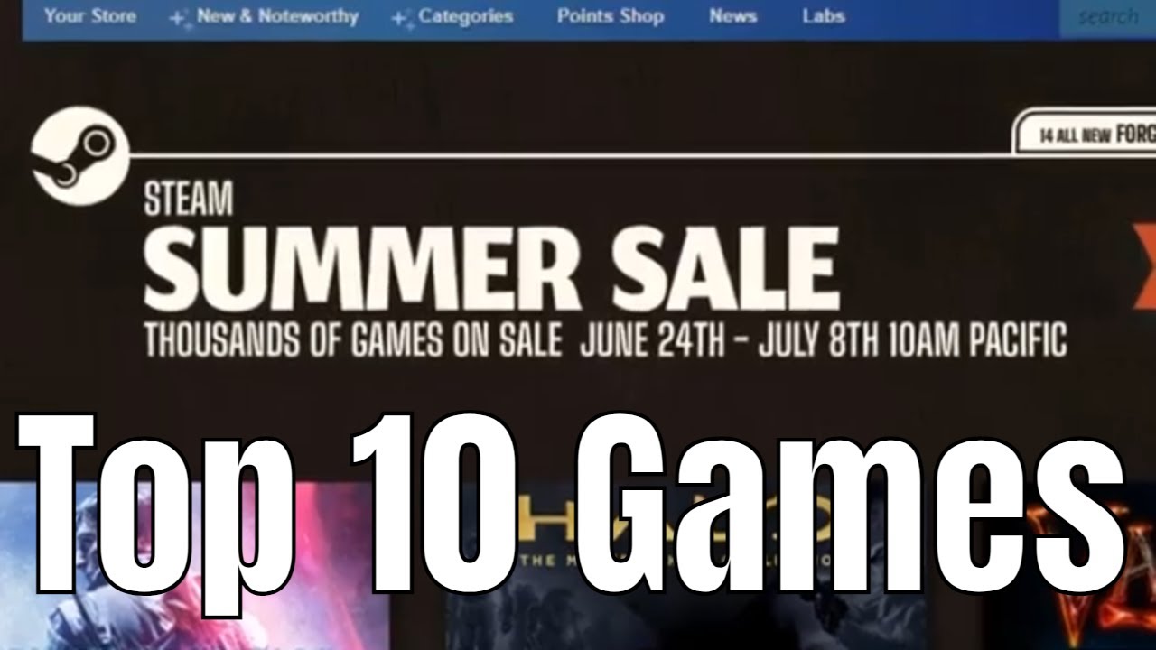 Top 10 Games of the Steam Summer Sale 2021