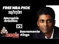 NBA Pick - Grizzlies vs Kings Prediction, 12/17/2021, Best Bet Today, Tips & Odds | Docs Sports