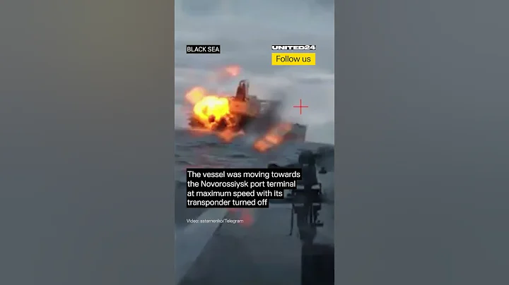 Ukrainian Sea Baby Drones Hit Another Russian Shadow Fleet Tanker #warinukraine