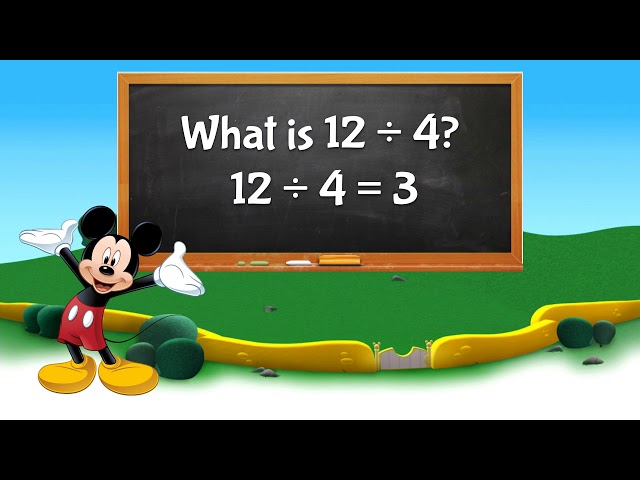 Learn Maths With Mickey Mouse! [Fun Maths For Kids] - YouTube