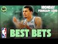 3 NBA Player Props for Today + Slate Breakdown | Picks & Best Bets | Monday Feb 23rd