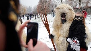 Hoards of masked locals shouting, drinking and dressed in traditional garb.

On paper it might sound an intimidating prospect, but this is all to chase away winter rather than visitors.

For six days 