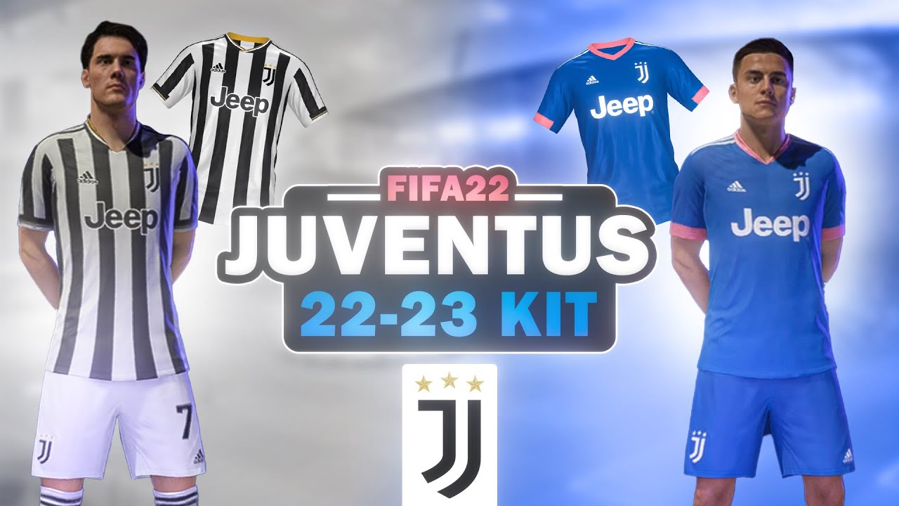 Juventus Kits Logo DLS 2022 : Juventus 2022/2023 Leaked Concept Kit (FIFA22 Kit Mod)