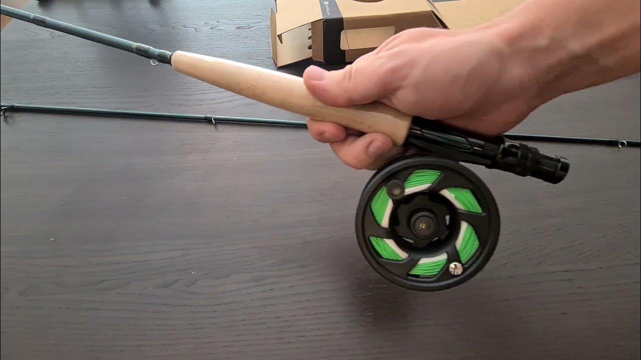 Unboxing Decathlon Caperlan fly fishing combo (rod, reel, line