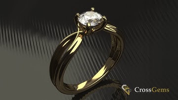 CrossGems Tutorial - How to do a Parametric split Shank Ring from Scratch